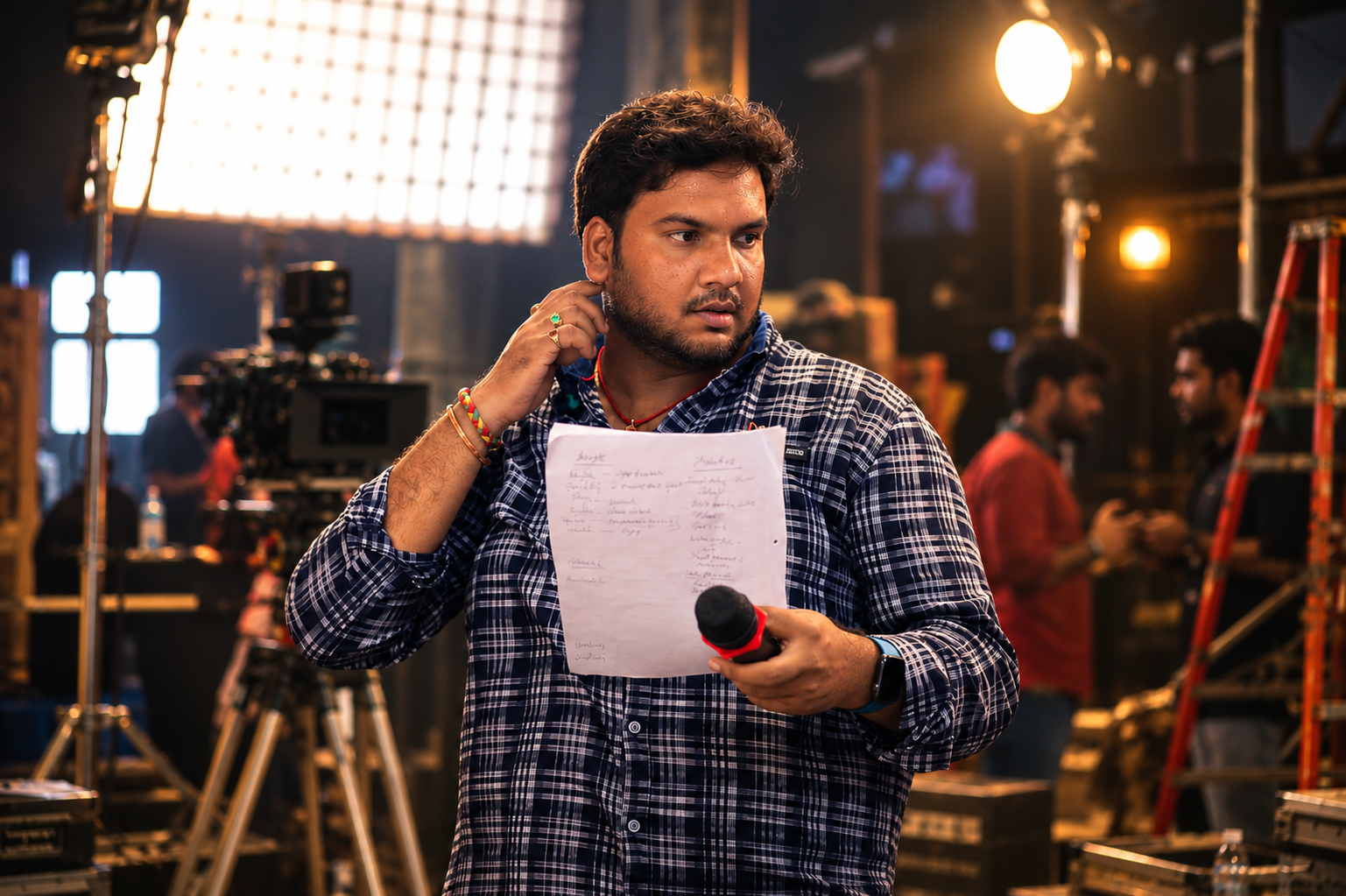 Pavan Shankar on set